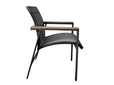 Garden Furniture Aluminum Frame Textilene Fabric Dining Chair