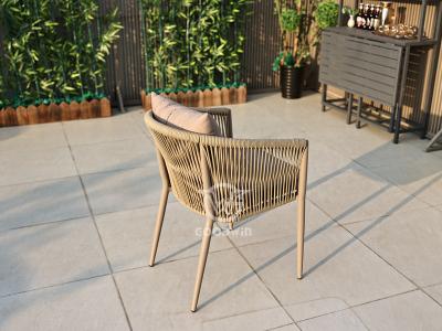 High Quality Patio Rope Dining Chair For Garden Restaurant