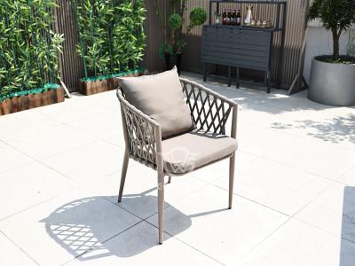 Outdoor Garden Furniture Aluminum Frame Dining Table Set