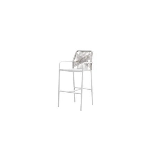 test -2 Aluminum Woven Rope Bar Stool | Bar Outdoor Furniture