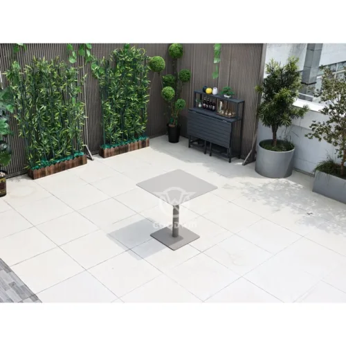 Aluminum Table With Stainless Steel Leg | Dining Outdoor Furniture