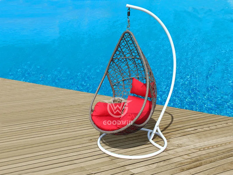 Drop-shaped Woven Mesh Egg Swing