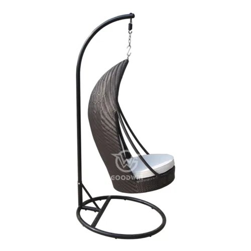 Goodwin Hand-weaving New Rattan Hanging Chair For Outdoor Weave Rattan Hanging Chair| Patio Outdoor Furniture