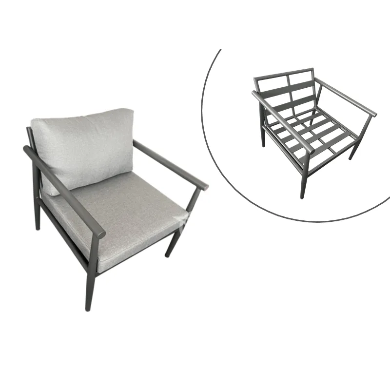 Aluminum Frame Sofa Set | Hotel Outdoor Furniture 2 Aluminum Frame Sofa Set | Hotel Outdoor Furniture - Image 2