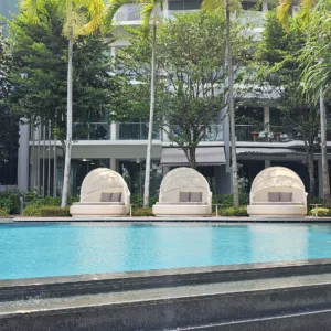 Singapore Hotel Project Show Case | Hotel Furniture Manufacturers 1 Rattan Daybed poolside hotel