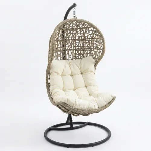 Patio PE Rattan Nest Hanging Chair