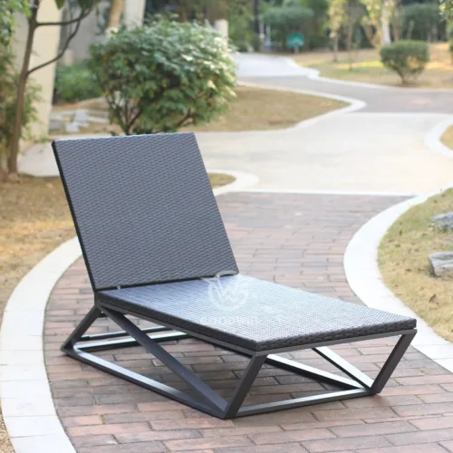 Goodwin Pool Furniture Synthetic Rattan Chaise Lounge Pool Furniture Synthetic Rattan Chaise Lounge