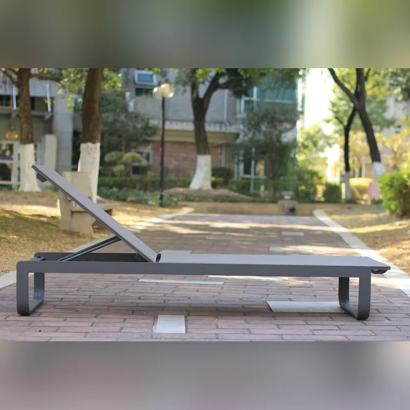 Textilene Chaise Lounge | poolside Outdoor Furniture 2 Textilene Chaise Lounge | poolside Outdoor Furniture - Image 2