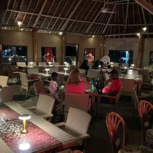 Aquadrom YUL's Restaurant,Goodwin's outdoor rattan dining set 4 Hand weave rattan dining set