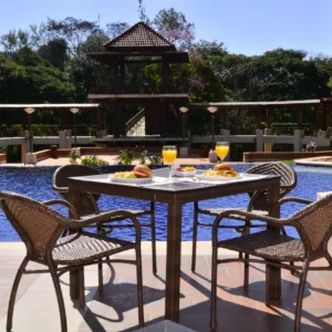 Alta Gracia Parque Hotel | Goodwin Woven Rattan Furniture 5 PE wicker Dining Set