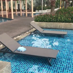 Textilene Fabric Sun Lounger